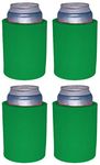 Blank Thick Foam"Old School" Style Can Cooler(s) (4, Kelly Green)