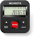 Mcheeta Call Blocker for landline Phones, Caller id Box Landline Device with Blacklist, Simply Block All Unwanted Calls, Robocalls, Incoming Calls and Nuisance Calls by Pressing One Button, Black