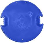 Superio Spiral Winter Snow Sled for Kids and Adults Round Saucer with Handles 26''Winter Snow Fun