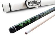 Champion Green Dragon Pool Cue Stick, Billiard Glove, Predator 314 Taper, 12.75mm, Retail Price: MSRP $220 (21 oz, White Case)