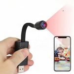 securinnov Wi-Fi Surveillance Flexible Neck Wireless Security Camera 1080P Watch Live View, Wireless Indoor/Outdoor Home Office with Motion Detection (Flexible Camera)