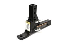 MAXXHAUL 70067 Trailer Hitch - 8-Position Adjustable Ball Mount Tow Hitch - 5000 lbs. GTW Capacity, Black