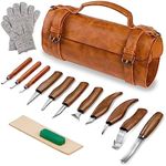 TEKCHIC Wood Whittling Kit, 15pcs W