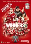 A Perfect 10 - Liverpool FC Carabao Cup 2024 Winners magazine with poster