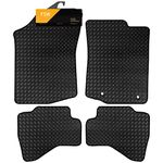 FSW - Tailored Mats - Fits TOYOTA Aygo 2014-2021 - HEAVY DUTY 3mm Rubber Matting - Anti Slip Mat - Waterproof, Non Slip Car Floor Mat, Fitted with Clips & Anti Slip Backing - 4 Rubber Floor Mat Set