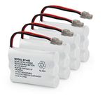 GLEPOWEER 3.6V 800mAh BT446 BT-446 Battery Compatible for BBTY0503001 BT-1004 BT-1005 GE-TL26402 BT-504 CPH-488B Cordless Phone(4 Pack)