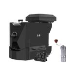 Electric Coffee Bean Roaster Commercial Roaster - with 3 Baking Curve - Coffee Bean Roasting Machine with Smoke Filter- included Manual 48mm Burr Coffee Grinder.