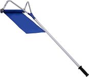 21 Ft Snow Roof Rake, with Wheels Snow Rakes Roof Telescoping Roof Snow Rake Removal Tool with Wide Rolling Head Cutter & 5-Section Tubes & TPE Anti-Skid Handle