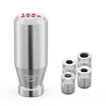 Amazing AUTO (Silver) 6-speed weight universal gear shift knobs, compatible with manual cars and most automatic cars