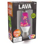 Lava® Lamp - Squish N' Flow Mini Lava Lamp - 3 Pack - Glow in the Dark Lava - Assorted Colors