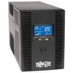 Tripp Lite 1500VA UPS LCD Battery Back Up Tower AVR 120-Volt USB Coaxial RJ45, Black (OMNI1500LCDT)