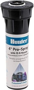 Hunter Industries RTL2001PROS0415A Hunter Pro 4" Pop-up Sprinkler with 15' Adjustable Spray and Nozzle, Black