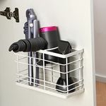 Wetheny Hair Tool Organizer/Hair Dryer Holder Wall Mounted-Metal Wire Bathroom Organizer Blow Dryer Holder Hair Styling Tools for Hair Dryer,Flat Iron,Curling Wand,Hair Straightener,3 Sections