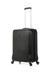 DELSEY PARIS Misam 55 Cms Small Cabin Abs Hardside 4 Spinner Wheels Suitcase/Luggage/Trolley Bags For Travel With Tsa Lock (Black)