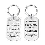 DEGASKEN Grandma Keychain Gifts for Mothers Day, Remember I Love You Grandma Presents