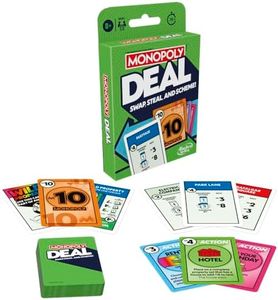 Monopoly Deal Card Game, Multi-Colour