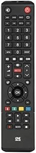 One For All Toshiba TV Replacement Remote URC1919 – Works with All Toshiba televisions (LED,LCD,Plasma) Black