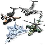 Crelloci 4PCS Army Airplane Toys Se