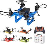 TECHVIO Mini Drone for Kids and Beginners,Creative 5-IN-1 DIY Drone Building Kits for Kids to Build Your Own Drones,5 Different Designs, Altitude Hold, 3D Flips,Easy to Build and Fly,Great Gifts for Boys&Girls to Enjoy Building,Flying and Fixing Fun