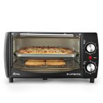 Longway Royal OTG 12 Ltr Oven Toaster Griller with Heating Modes | Temperature Timer Control for Baking Pizza, Cake, Grilling Chicken & Toasting Bread|1 Year Warranty (1000 W, Black)