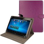 TECHGEAR [Stellar (10) Universal Case for Lenovo E10 10.1 Inch Tablets, QIMAOO 10.1, Padgene 10.1 (Android 8.1), Ibowin 10.1 tablet, Alcatel tablet 10.1 Protective Case with Viewing Stand (Purple)