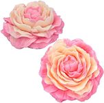 2 Pack Peony Soap Mold Peony Candle