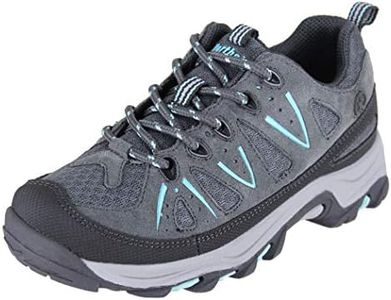 Northside Kid's Cheyenne Jr Hiking Shoe, Gray/Aqua, 12 M US Little Kid