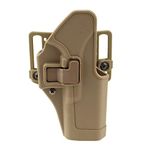 Gexgune Tactical Right Hand CQC Pistol Gun Holster Military Concealment Waist Belt Loop Paddle Holster for G1ock 17 19 22 23 31