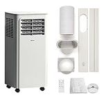 Shinco 3-in-1 Portable Air Conditioner 7000BTU, Cooling, Dehumidifier, Fan, Sleep Mode, For Max 18㎡, Remote Control, 24h Timer, 2 Window Kits [Energy Class A]