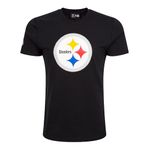 New Era Pittsburgh Steelers Tshirt NFL Team Logo Black - XL