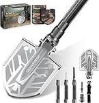 Sahara Sailor Unbreakable Tactical Shovel-180 Degree Folding Shovel-Camping Shovels - 23 in 1 Survival Gear and Equipment Multifunctional Camping Gear Survival Tools for Caping Hiking