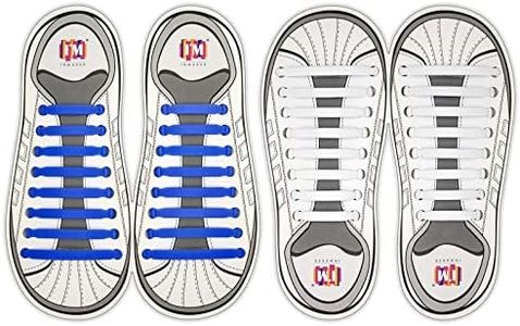 INMAKER No Tie Shoelaces, Pack of 2, Elastic Shoe Laces for Kids and Adults