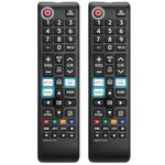 Universal for Samsung TV Remote Control Replacement Compatible with All Samsung Smart Frame Curved QLED Crystal TVs (Pack of 2)