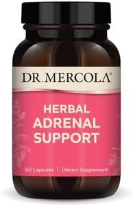 Dr. Mercola Herbal Adrenal Support, 30 Servings (60 Capsules), Dietary Supplement, Mood and Stress Management, Non-GMO
