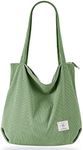 KALIDI Women Corduroy Tote Bag Larg