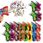 20pcs Party Poppers,Confetti Fun Poppers Confetti Party Supplies New Year Kids Birthday Party Supplies Christmas, for Wedding,Birthday,Anniversary,Carnival(Random Delivery)