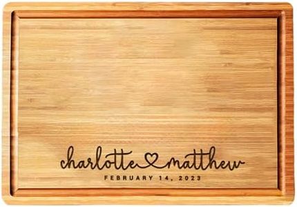 Personalized Wood Engraved Cutting Board - Valentines Day Gifts for Her - Unique Present for Wedding, Anniversary, Housewarming, Birthday, Holiday, or Romantic Gift Idea for Friends, Family, Mom, Dad