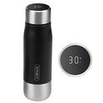 Flintronic Stainless Steel Water Bottle, 360ml LED Temperature Display Smart Water Cup, BPA Free Vacuum Drink Flasks, Hot&Cold Sport Drink Bottle for Cycling, Gym, Home, Office