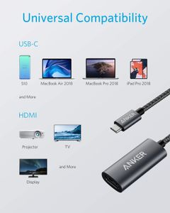 Anker USB-C to HDMI Adapter – 4K Ultra HD Display Converter