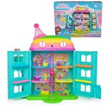 Gabby's Dollhouse, 15 Pc Celebration Dollhouse, 25-Inches Tall, with Toy Figures, Doll House Furniture & 10 Sounds, Kids Toys for Girls & Boys Ages 3+