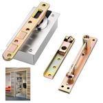 HOWHY Door Pivot Hinges,Hidden Hinge Hardware for Heavy Duty Wood Doors & Hidden Door Bookcase & Secret Door,Maximum Load 880lb,360 Degree Rotation Center Mount or Side mounting