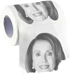 Novelty Toilet Paper, Funny Political Gag Gift, Novelty TP, Great for Family Politicians, Funny Bathroom Accessory - Nancy Pelosi