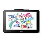 Wacom One Creative Pen Display with free software (for sketching, drawing on screen, 13.3 inch full HD display (1920 x 1080), pen precision) - ideal for home office & e-learning