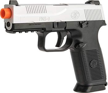 Evike Airsoft - FN Herstal FNS-9 Airsoft Spring Airsoft Pistol by CyberGun (Color: Two-Tone/Gun Only)