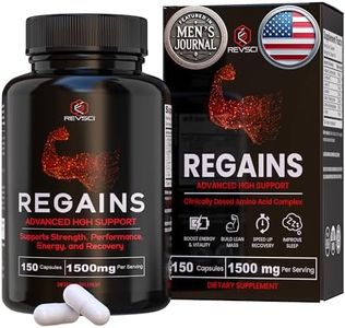 HGH Supplements for Men & Women - Regains Natural Anabolic Muscle Growth Building & Human Growth Hormone for Men, Muscle Builder for Men, Muscle Recovery Post Workout Supplement, 150 Protein Pills
