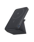 Anker 622 Magnetic Battery (MagGo), 5,000mAh Foldable Magnetic Wireless Portable Charger with Stand and USB-C Port (On The Side), Magsafe-Compatible for iPhone 15/14/13 Series