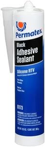 Permatex 81173 Black Silicone Adhesive Sealant, 12.9 oz