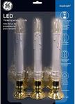 GE LED Flickering Window Candles wi