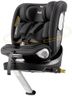 Feakaou 360 Car Seat with ISOFIX - for Newborn to 12 Years Children, i-Size (ECE R129/E4) Rotating Swivel Baby Car Seat,Group 0+1/2/3 (40-150cm),Rear Facing for Longer from Birth to 4 Years.Black.