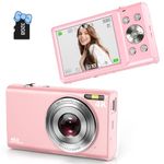 Anteam Digital Camera, FHD 4K Autofocus Vlogging Camera 48MP Digital Point and Shoot Camera with 16X Zoom 32GB Memory Card YouTube Portable Compact Small Camera for Teens Adult Beginner Kids